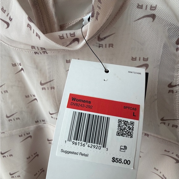 Nike Air Sheer Mock-Neck Bodysuit - Picture 5 of 5